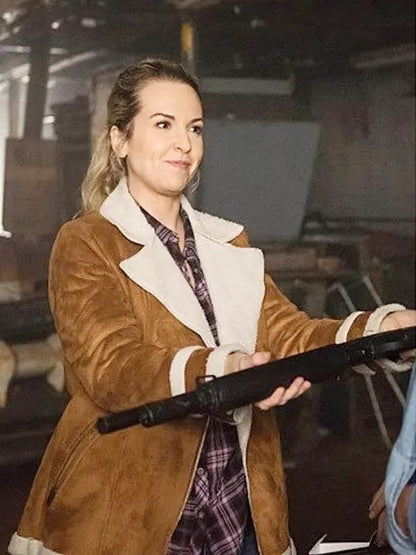 Briana Buckmaster Brown Suede Jacket