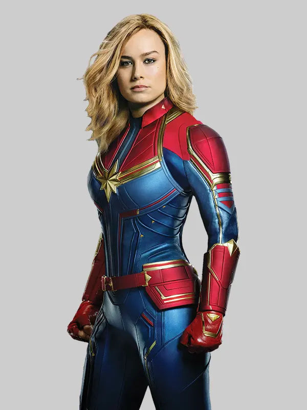 Brie Larson Captain Marvel Carol Danvers Leather Jacket