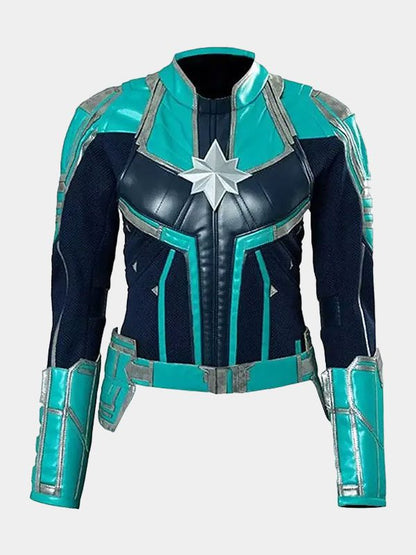 Brie Larson Captain Marvel Leather Jacket