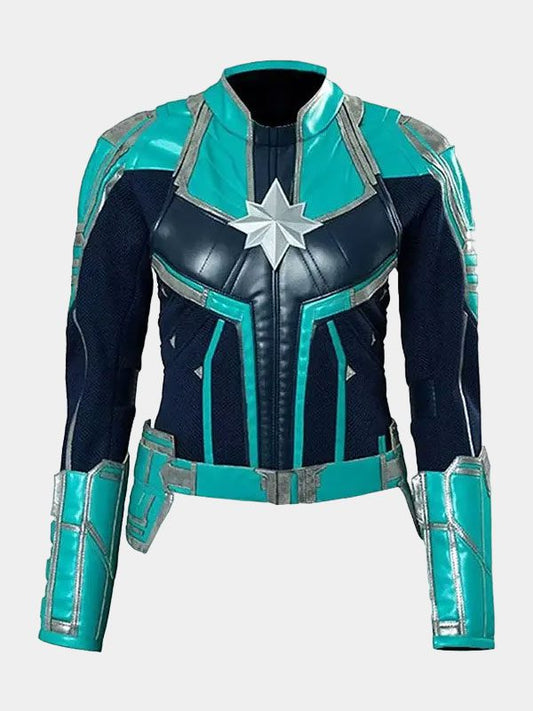 Brie Larson Captain Marvel Leather Jacket