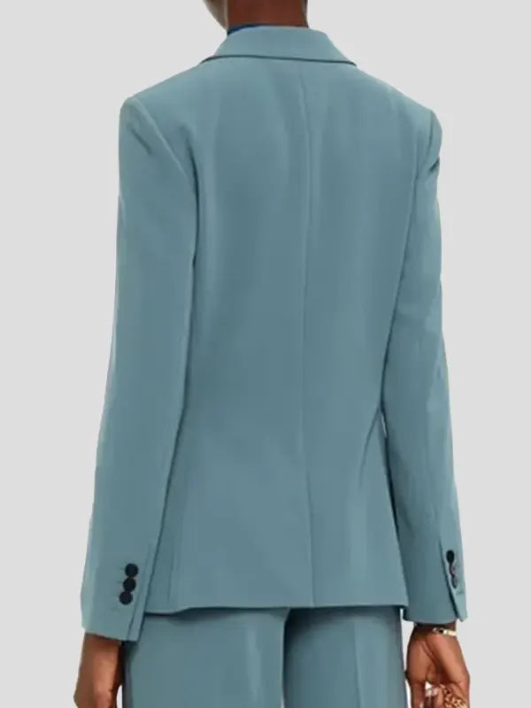 Brie Sheridan TV Series Virgin River S04 Zibby Allen Blue Blazer