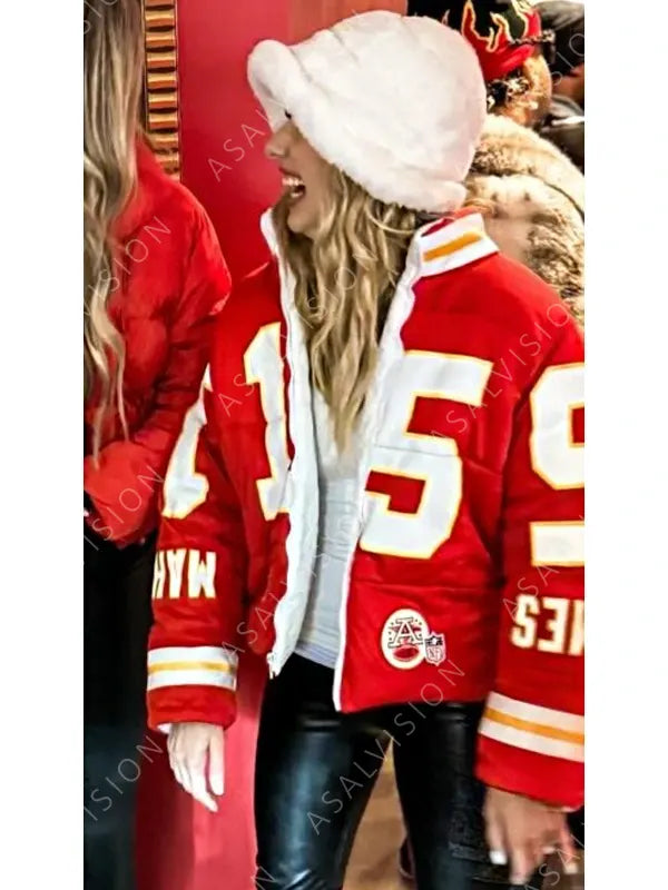 Brittany Mahomes Chiefs Puffer Jacket