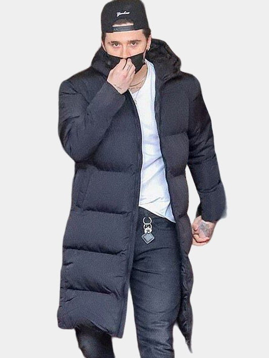 Brooklyn Beckham Puffer Black Coat