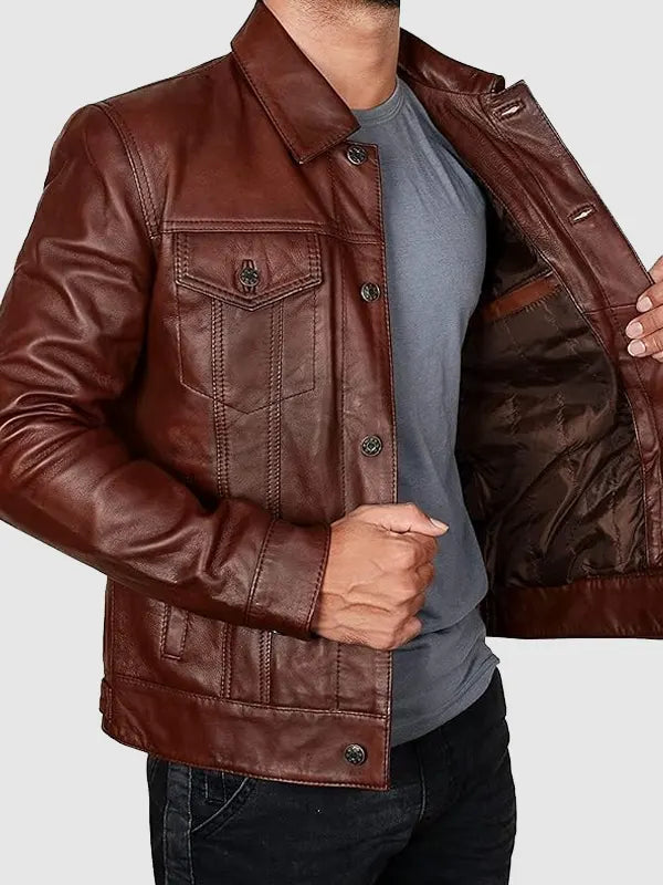 Brown Leather Jacket