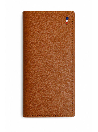 Bulk Brown Long Cow Leather Wallet (50 Pcs)