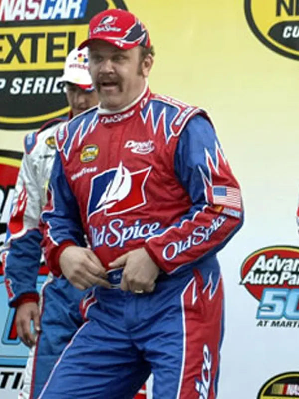 Cal Naughton Jr Talladega Nights Old Spice Racing Nascar Jacket