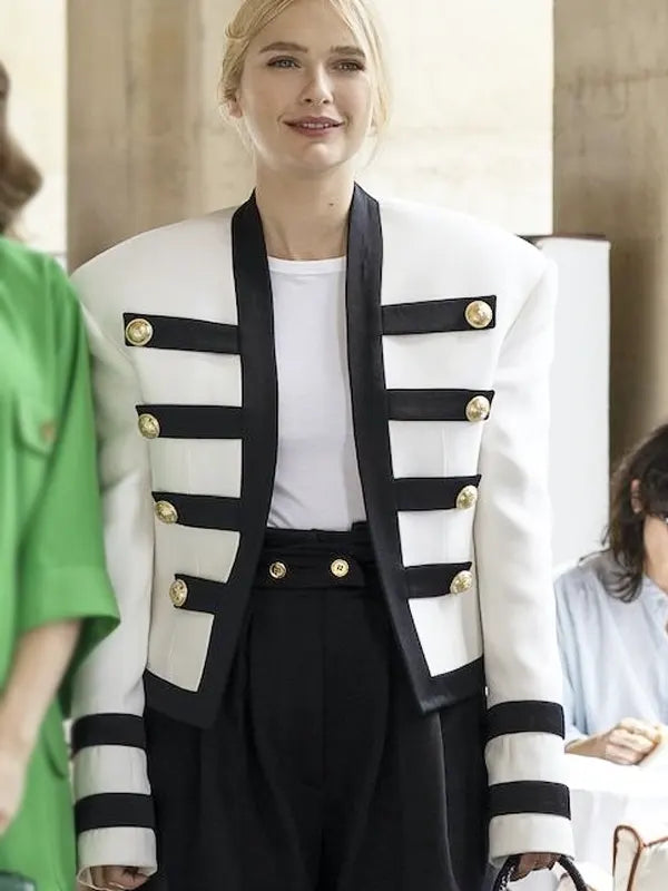 Camille Razat Military Jacket