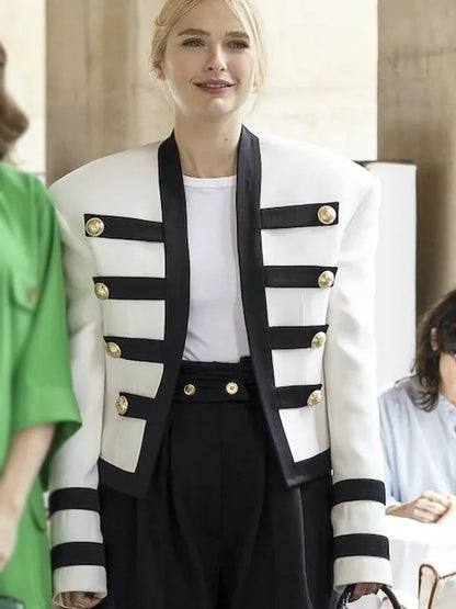 Camille Razat Military Jacket
