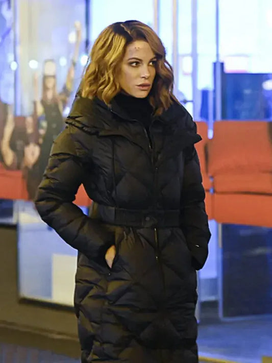 Canary Black 2024 Avery Graves Black Puffer Hooded Coat
