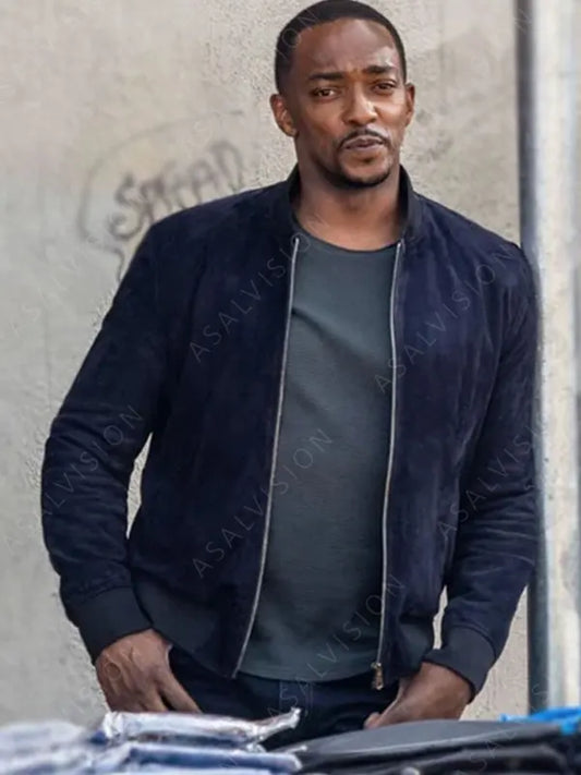 Captain America Brave New World Sam Wilson Suede Jacket
