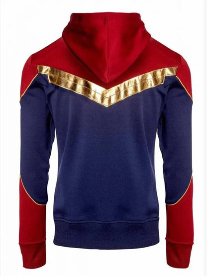 Carol Danvers Captain Marvel Brie Larson Cotton Hoodie