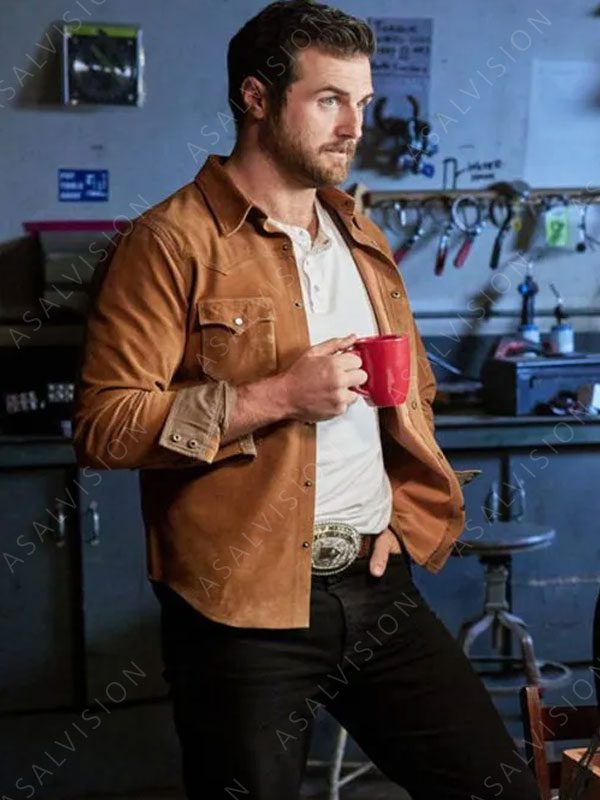 Cash McMurray Brown Suede Leather Jacket