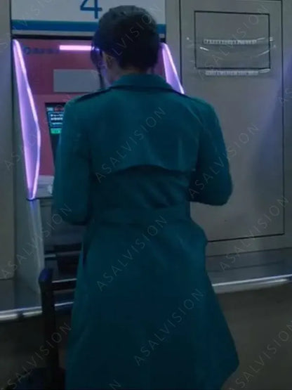 Cate Randa Monarch Legacy of Monsters Season 1 Anna Sawai Blue Cotton Coat