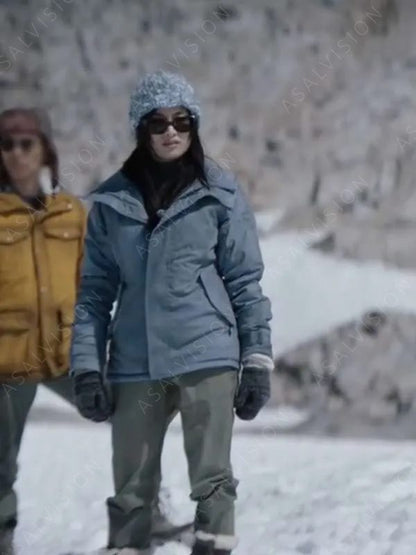 Cate Randa Monarch Legacy of Monsters Season 1 Anna Sawai Grey Hooded Jacket