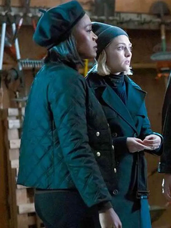 Catherine Grosse Pointe Garden Society 2025 Aja Naomi King Black Quilted Jacket