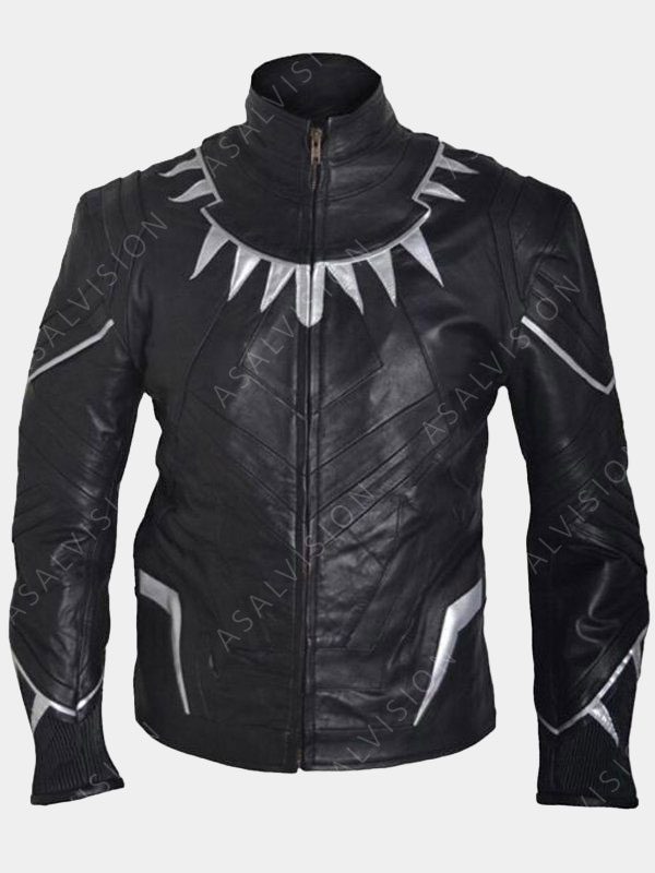 Chadwick Boseman Black Panther Leather Jacket