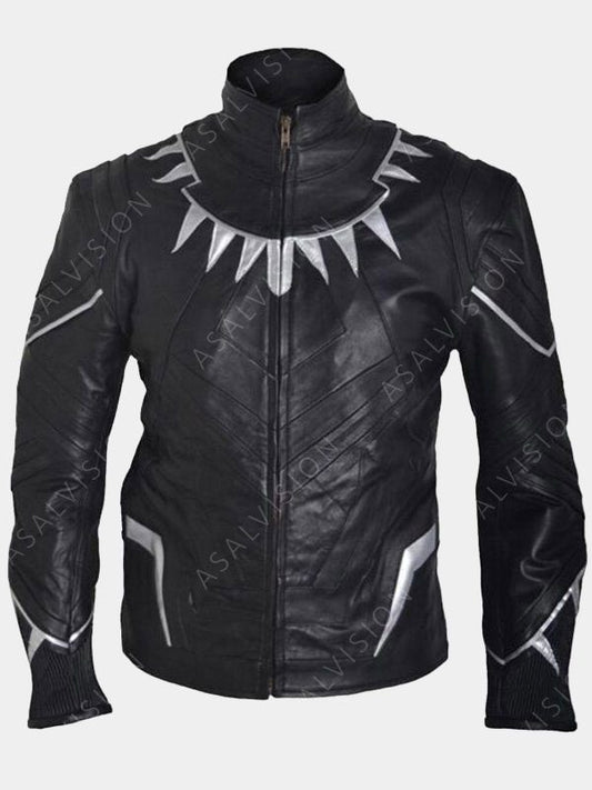 Chadwick Boseman Black Panther Leather Jacket