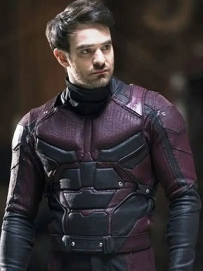 Charlie Cox Tv Series Daredevil Matt Murdock Leather Jacket