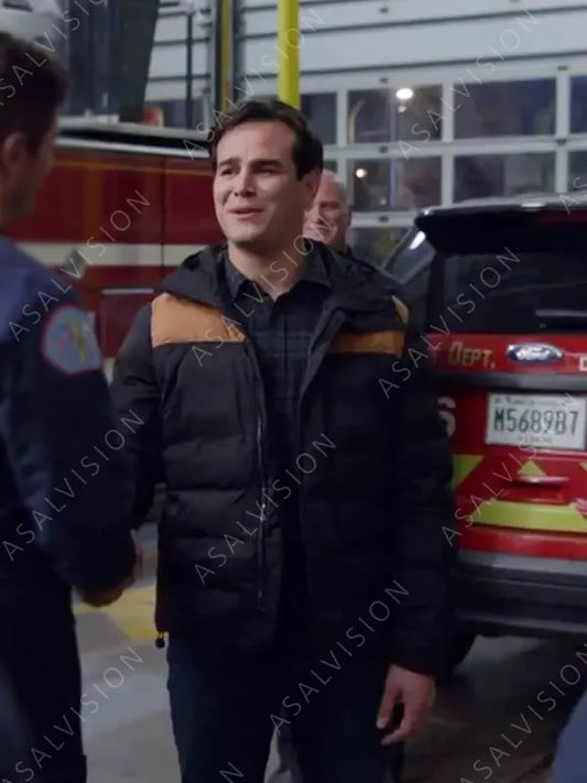 Chicago Fire Season 12 Blake Gallo Puffer Jacket