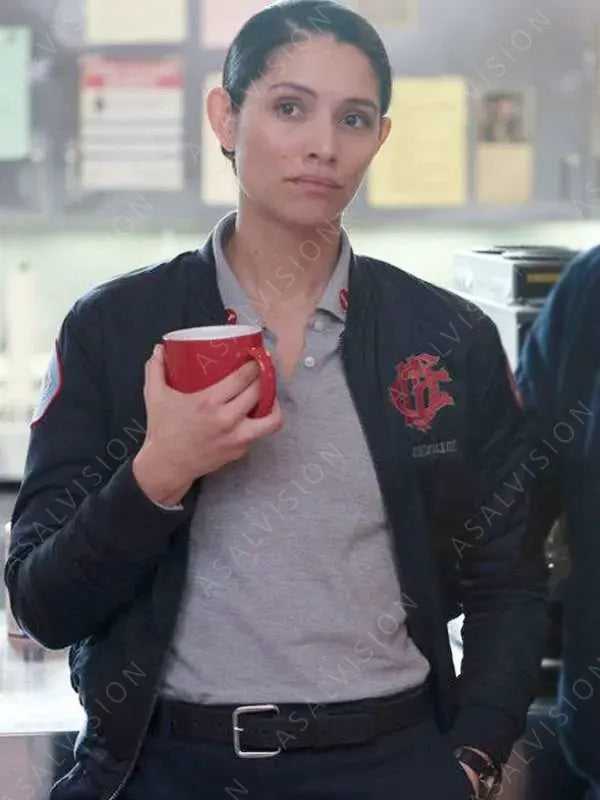 Chicago Fire Season 12 Stella Kidd Bomber Jacket