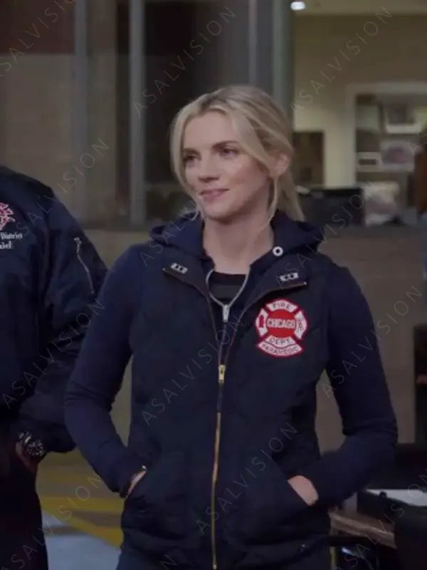 Chicago Fire Season 12 Sylvie Brett Quilted Vest