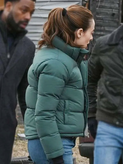 Chicago P.D. S12 Marina Squerciati Puffer Jacket 
