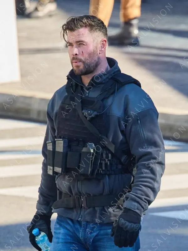 Chris Hemsworth Grey Jacket
