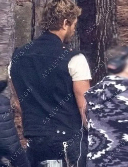 Chris Pratt Movie The Electric State 2024 Keats Black Cotton Vest