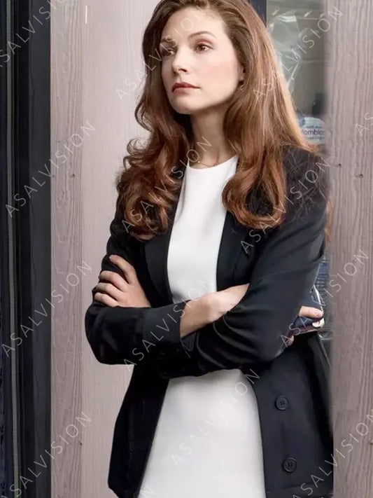Christina TV Series Yellowstone Black Coat