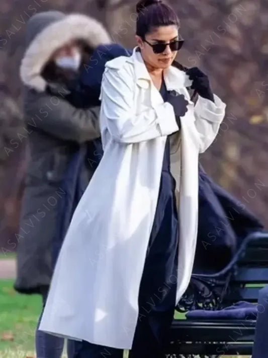 Citadel 2023 Nadia Sinh White Trench Coat