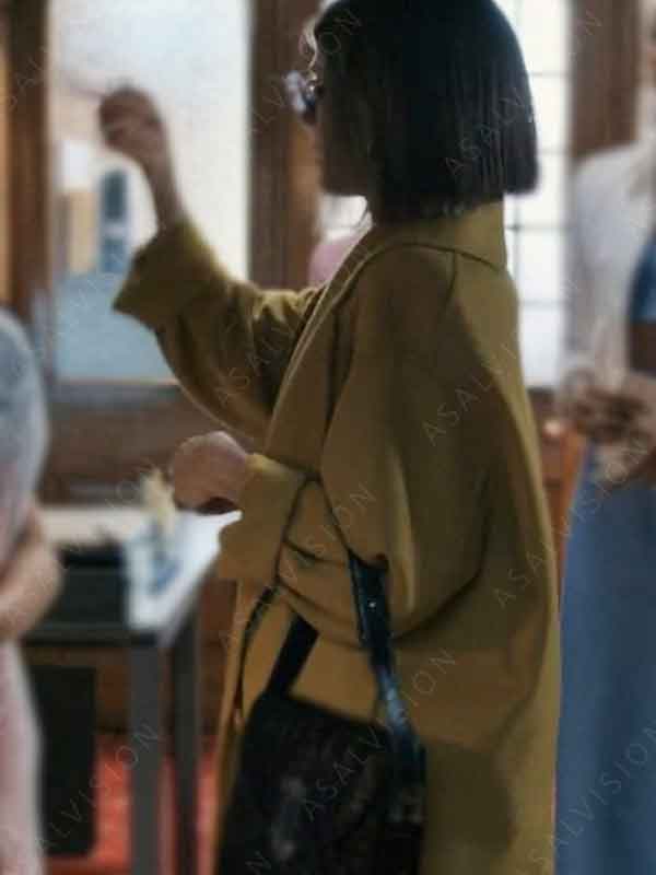  Claire DuPont Movie Upgraded 2024 Marisa Tomei Trench Wool Coat
