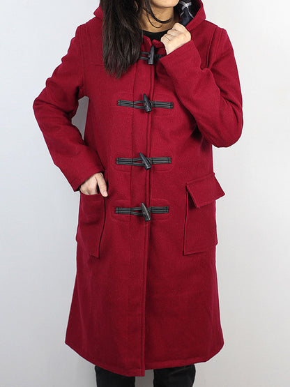 Classic Fit Womens Duffle Coat With Hood