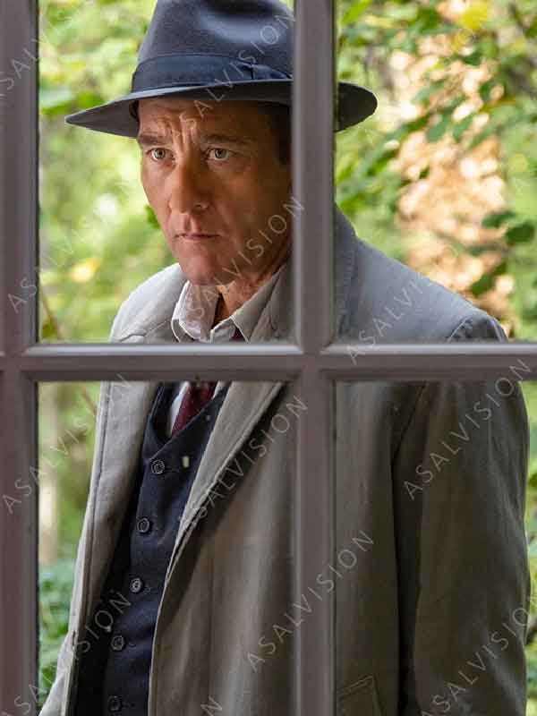 Clive Owen TV series Monsieur Spade 2024 Sam Spade Grey Trench Coat