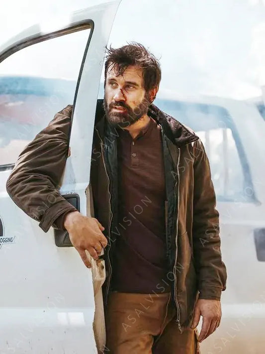 Cold Deck 2024 Clive Standen Brown Jacket