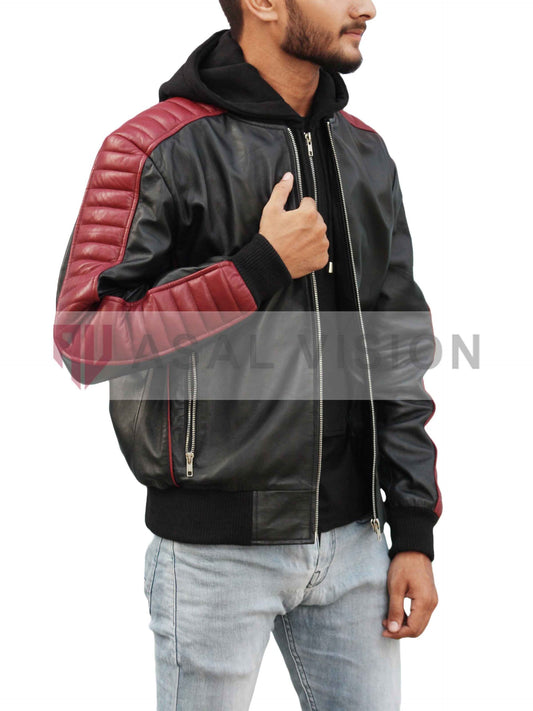 Colt Seavers The Fall Guy Ryan Gosling Stunt Team Bomber Jacket With Hood