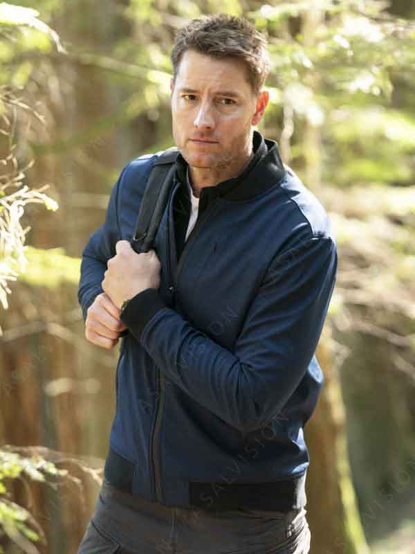 Colter Shaw TV Series Tracker 2024 Justin Hartley Blue Bomber Jacket