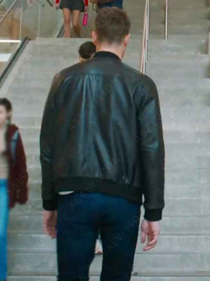 Colter Shaw  TV Series Tracker Season 1 Justin Hartley Black Leather Jacket