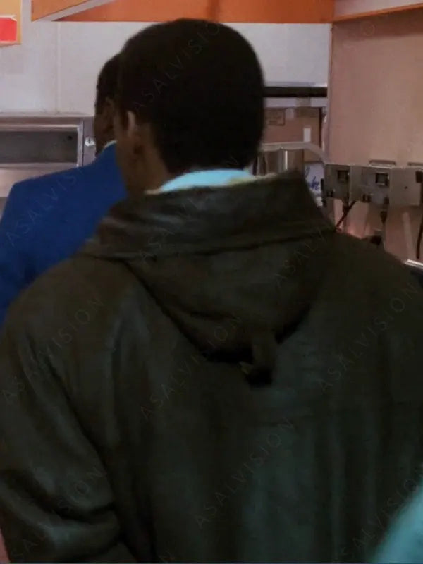 Coming to America Eddie Murphy Leather Brown Hood Jacket