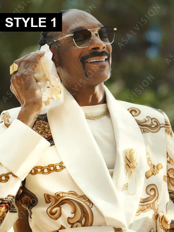 Commercial Snoop Dogg Wrap Printed Jacket