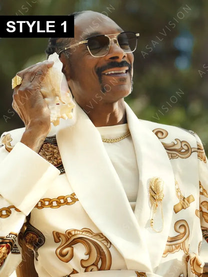Commercial Snoop Dogg Wrap Printed Jacket