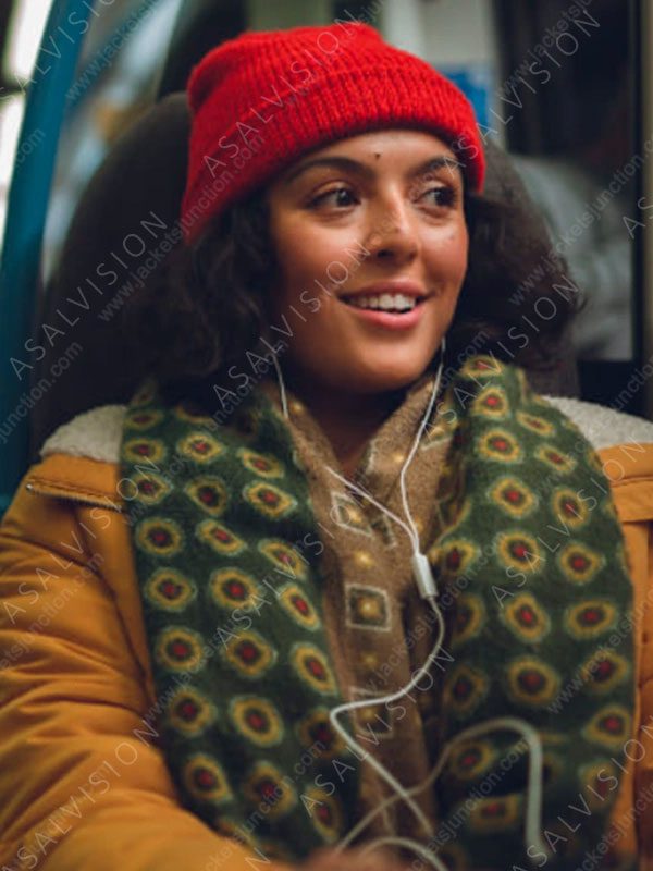 Cora Kirk Your Christmas or Mine Hayley Yellow Jacket