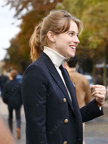 Coup de Chance 2024 Lou de Laâge Black Blazer