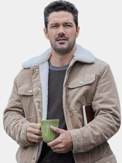 Coyote Creek Christmas Ryan Paevey Shearling Jacket