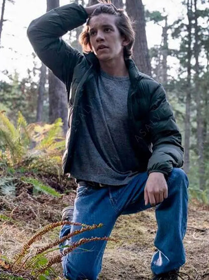 Craig Riley TV Series Tracker 2024 Oscar Chark Black Puffer Jacket