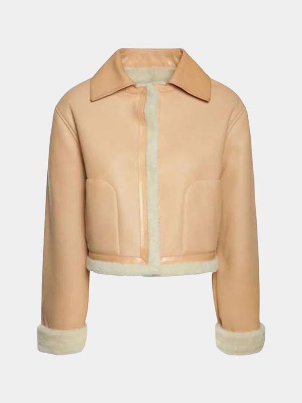 Cream Shearling Jacket