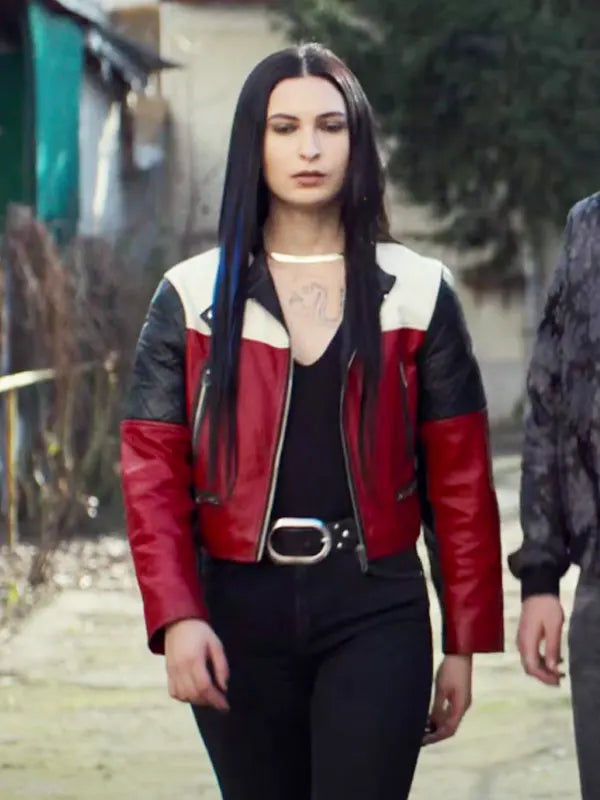 Crisi Tanase Subteran 2025 Irina Artenii Cropped Leather Jacket