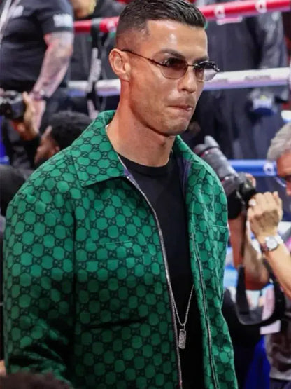 Cristiano Ronaldo Green Jacket