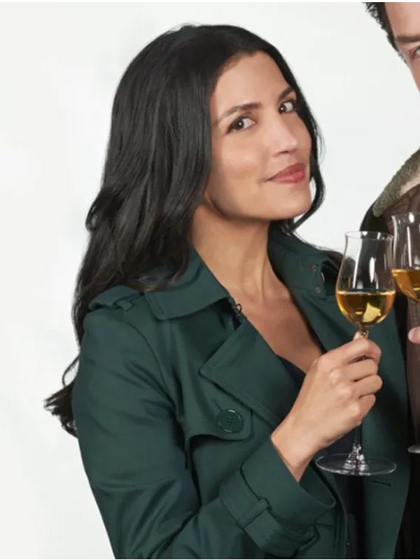 Cristina Movie The Perfect Pairing Nazneen Contractor Green Coat