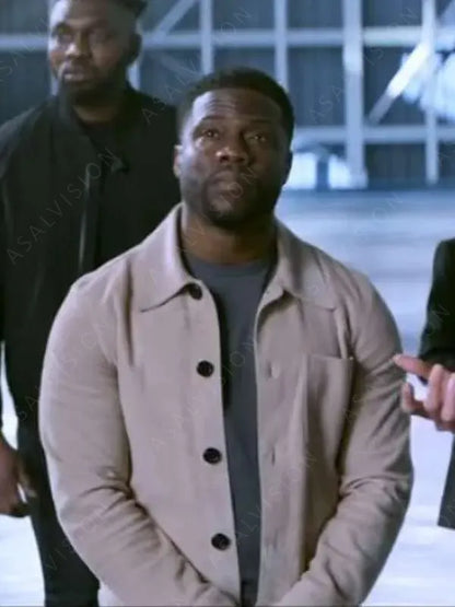 Cyrus Lift 2024 Kevin Hart Beige Cotton Jacket