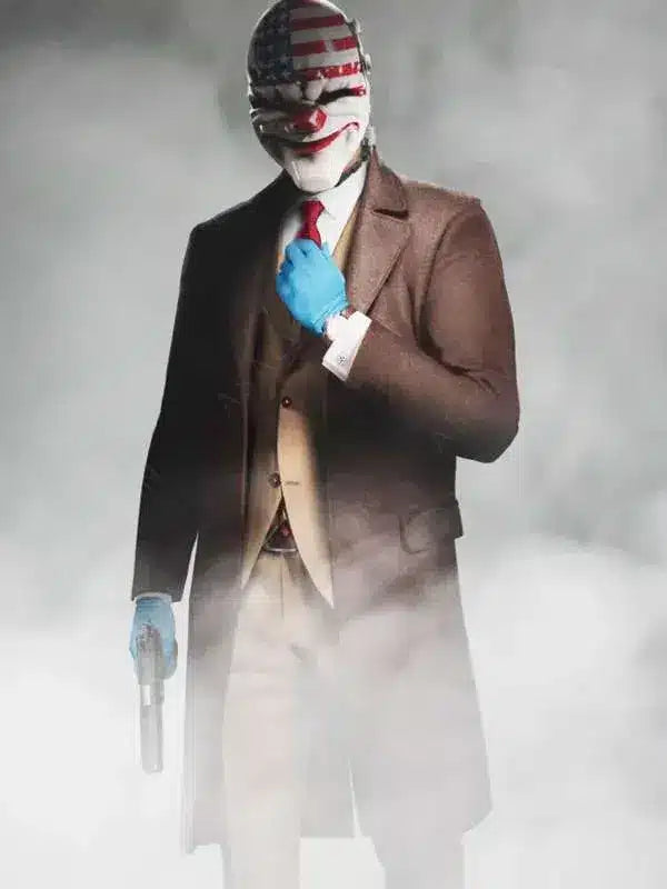 Dallas Nathan Steele Payday 3 Brown Trench Coat